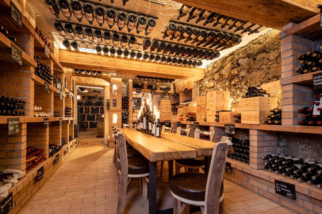 Cave à vins de l'hôtel Böglerhof à Alpbach