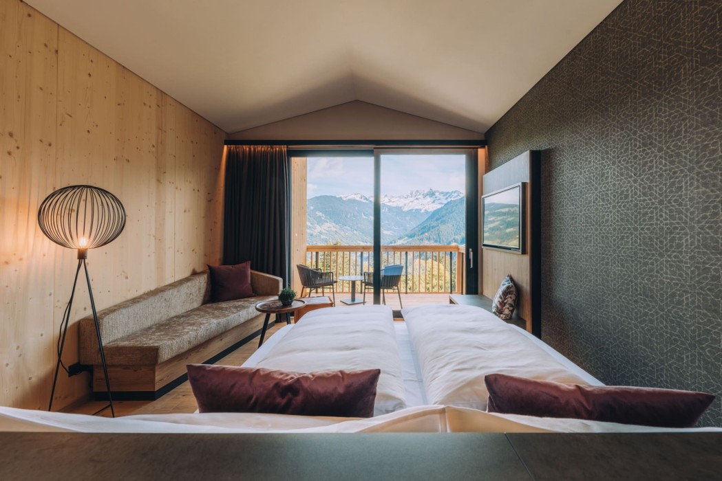 Chambre "Silvretta Premium" avec vue sur les montagnes
