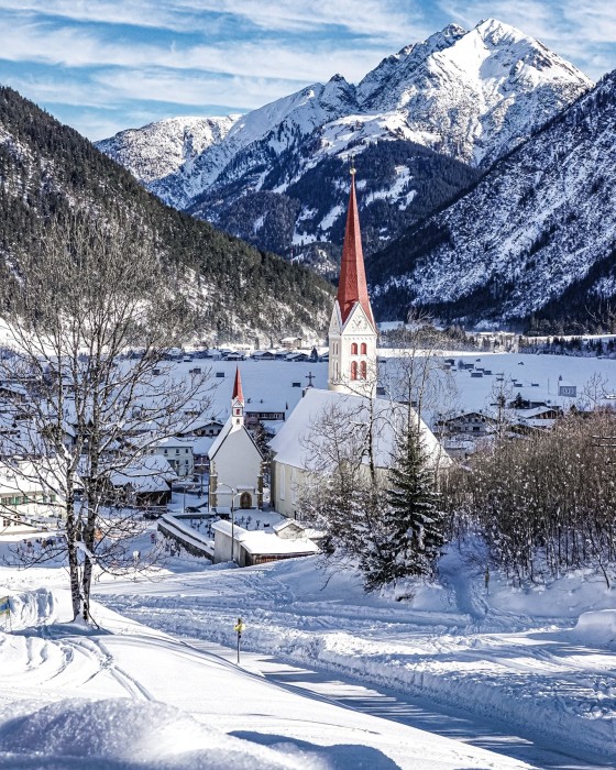 L'hiver à Holzgau au Tyrol