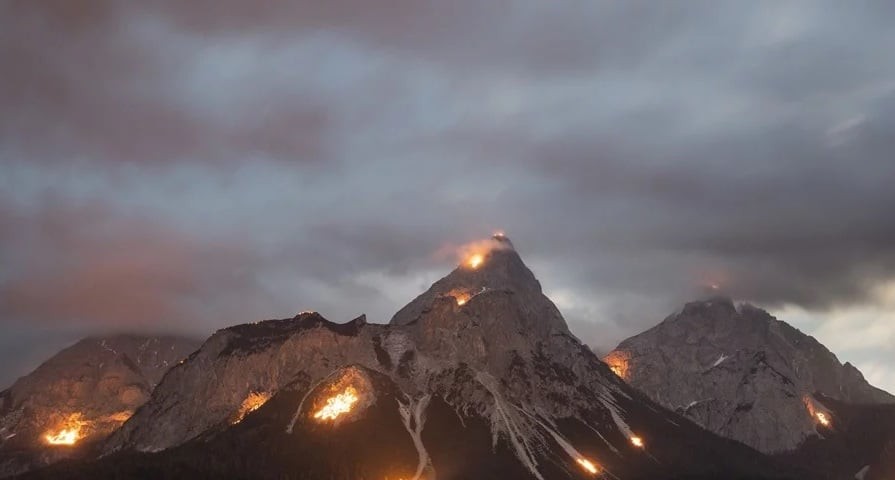 Bergfeuer Ehrwald © Tiroler Werbung - Soulas Oliver