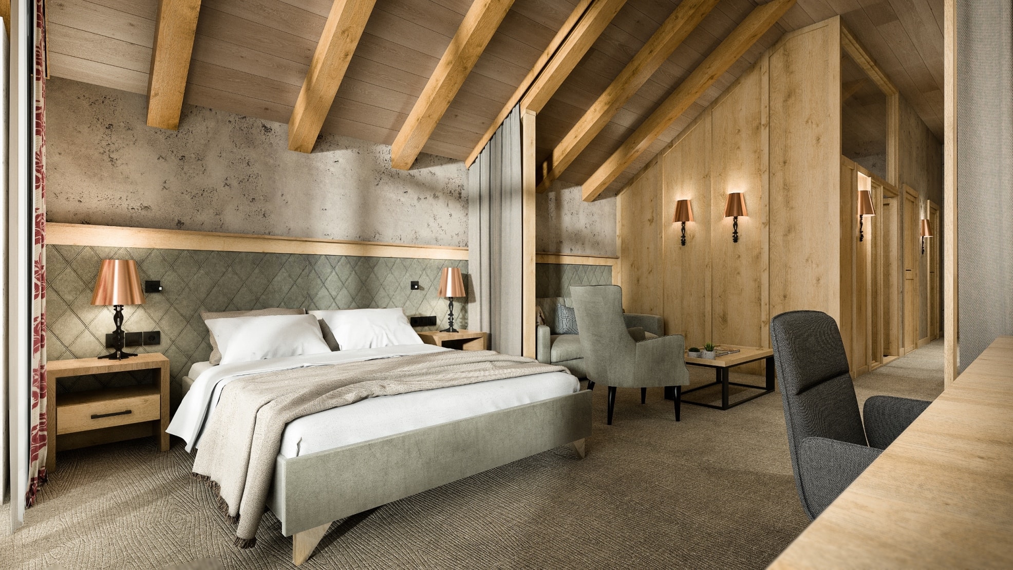 Hotel-Alpina-Deluxe-Obergurgl-Œtztalt-tyrol_chambre_été_montagne