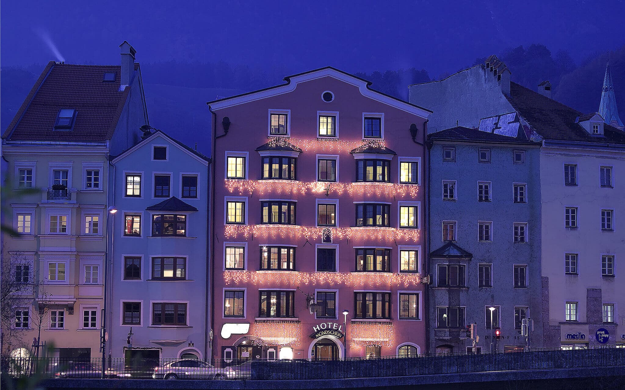 Hôtel Mondschein à Innsbruck en hiver