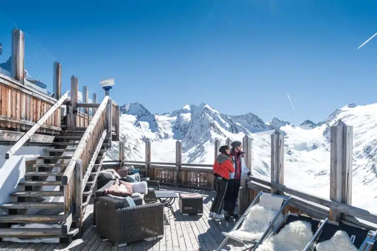 Tout en haut du domaine skiable d'Obergurgl © Ötztal Tourismus/Alexander Lohmann