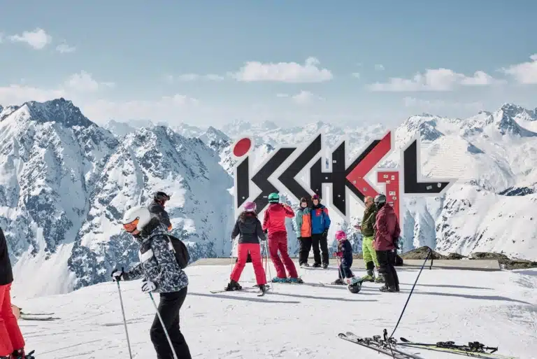 En haut des télésièges, station de ski Ischgl © TVB Paznaun Ischgl